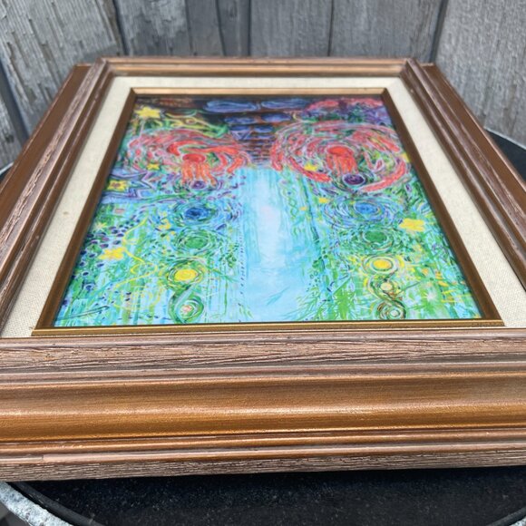 Ascension Embellished Framed Print Podge Elvenstar Hanna Bamboo Forest Esoteric - Picture 6 of 9